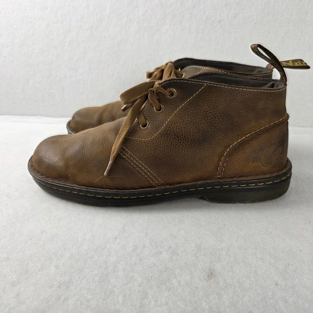 Dr. Martens Sussex Chukka Boots Brown Crazy Horse Leather Slip Resistant Men 11